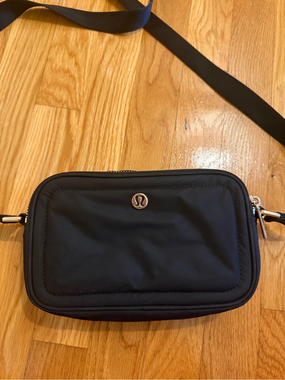 lululemon athletica Black Compact Crossbody Belt Bag